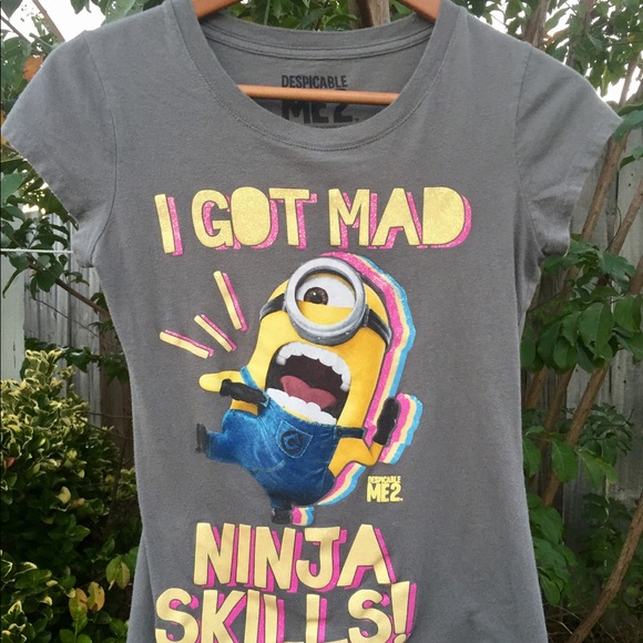 Despicable Me Other - Minions Girls Top Tee Shirt Ninja