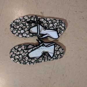 Floral Mary Janes