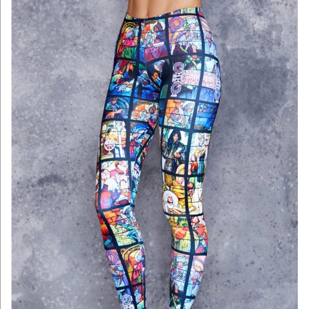 Blackmilk clothing ST VITUS MF LEGGINGS - LIMITED