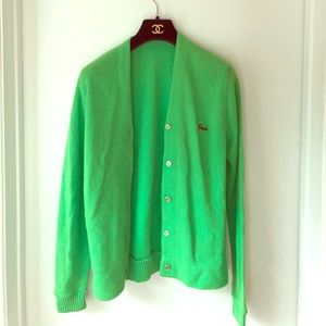 Green Lacoste Sweater