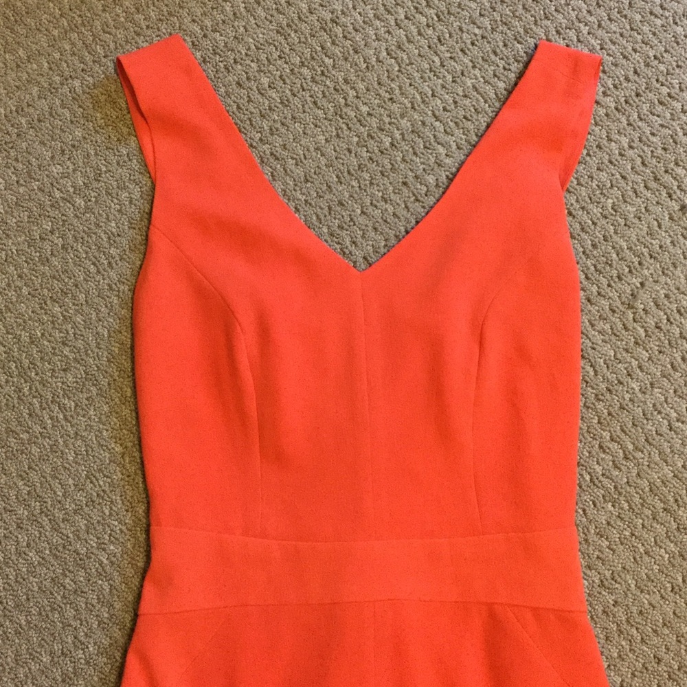 Orange banana republic dress