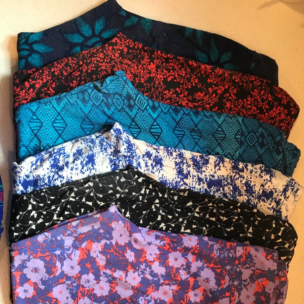 6 pairs TC Lularoe Leggings Bundle