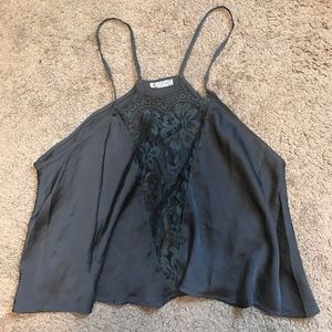 Free People Silk Lace Tank