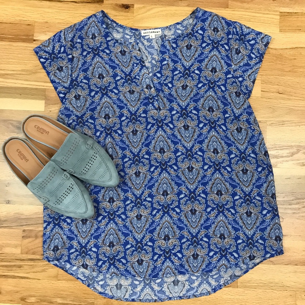 Artisan NY Paisley Blouse