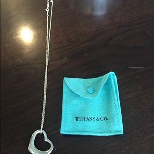 Large Tiffany Elsa Peretti open heart