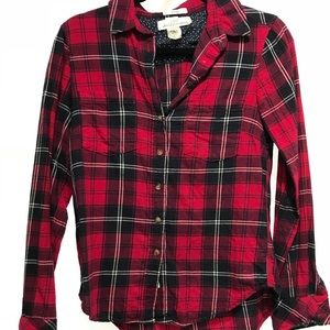Red plaid flannel