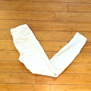 7 for All Mankind White Jeans