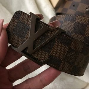 Brown Louis V Belt
