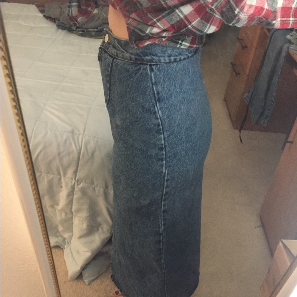 Vintage Bongo Jean Skirt