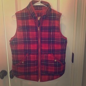 Plaid vest