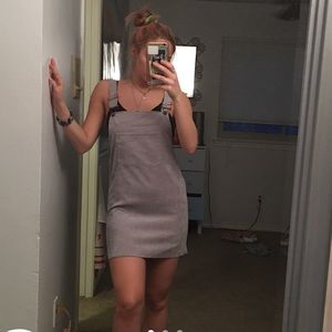 Grey corduroy dress