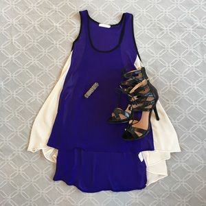 Beautiful, semi-sheer high-low top