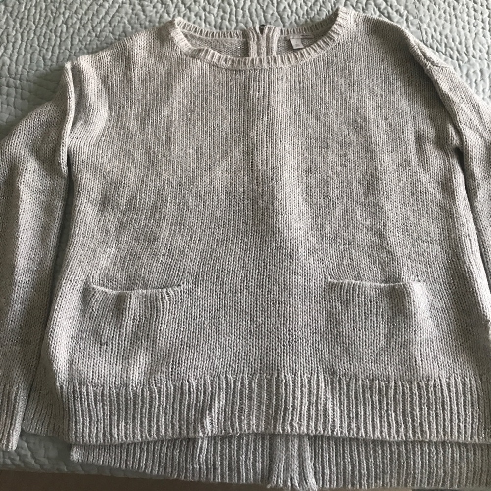 Grey Pocket Sweater