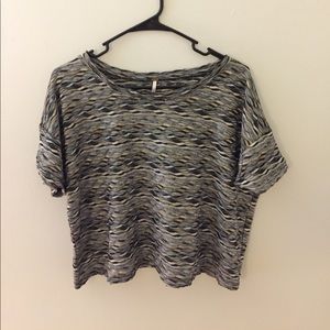 Free people textures crop top