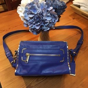 Joy Grayson Blue Studded Crossbody
