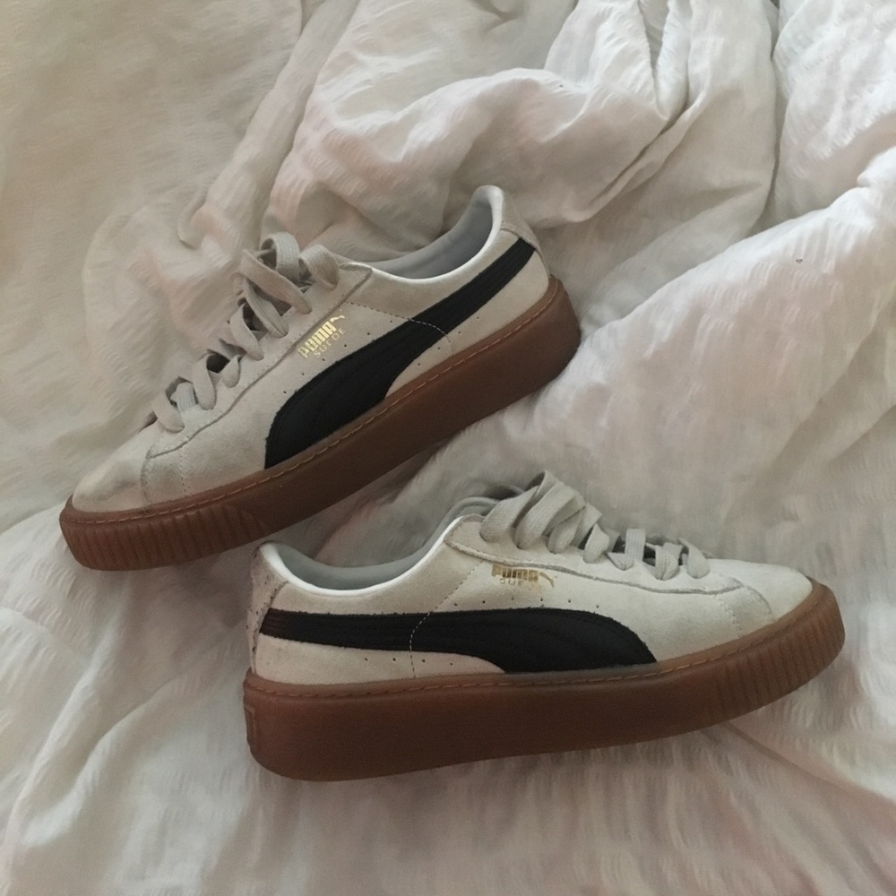 Puma suede shoes