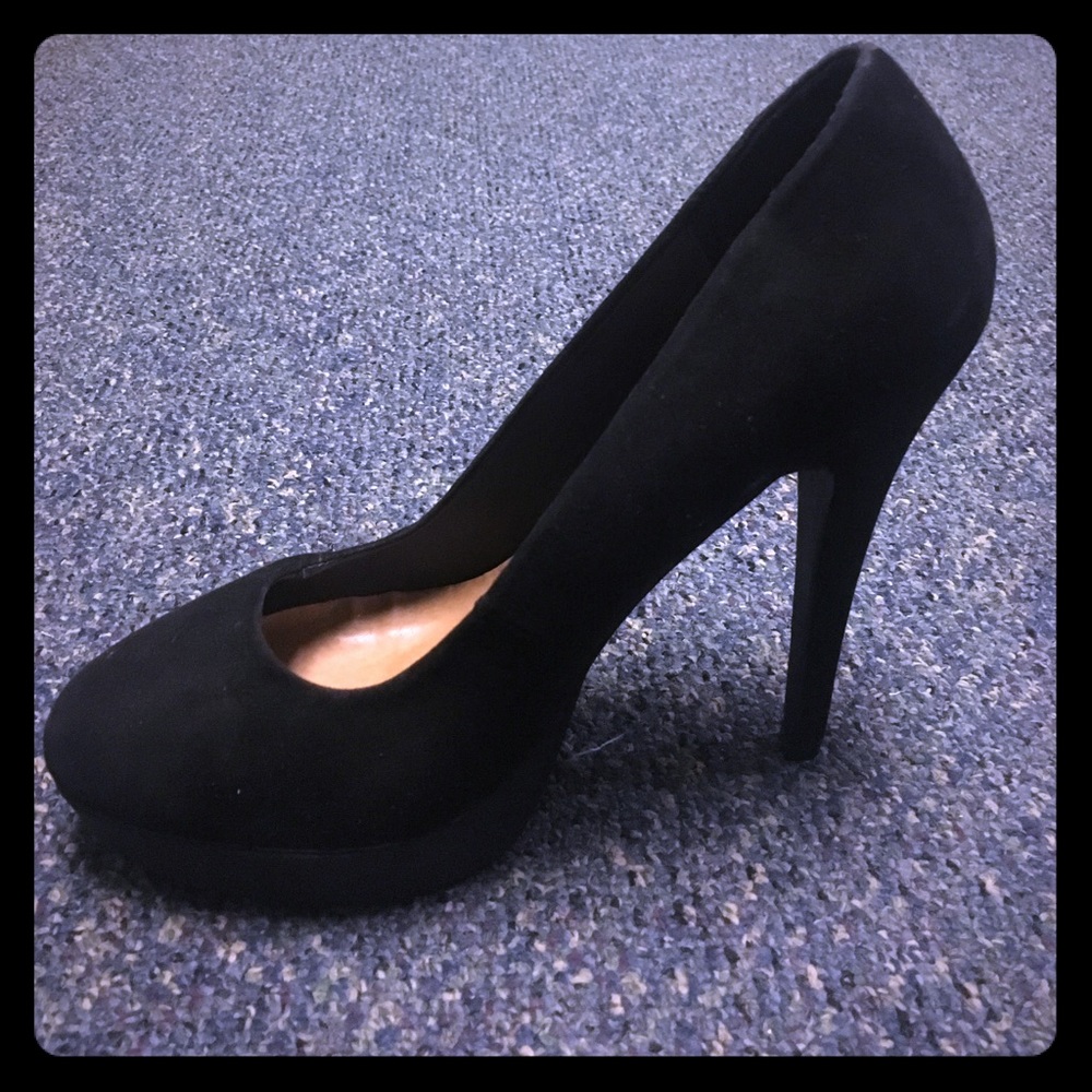 Black Swede Platform Heels