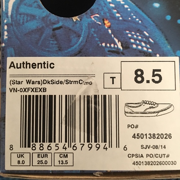 *SOLD* Vans Toddler Star Wars Limited Edition - Picture 4 of 4