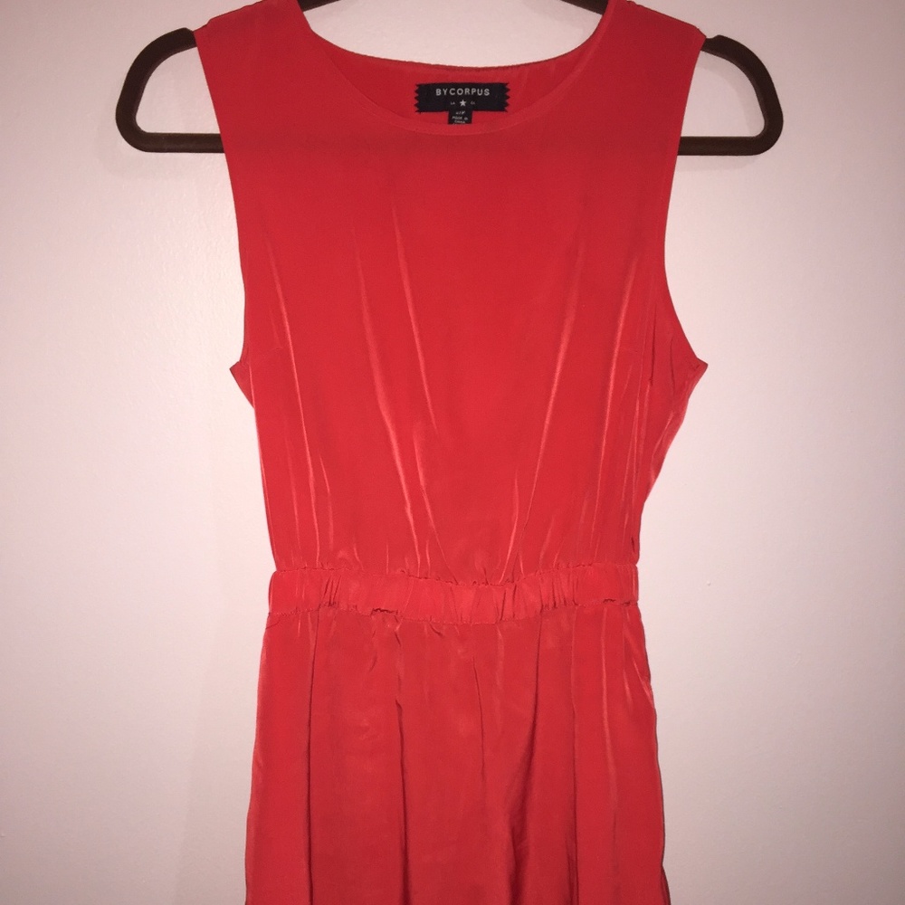 BY CORPUS Orange-Red Dress