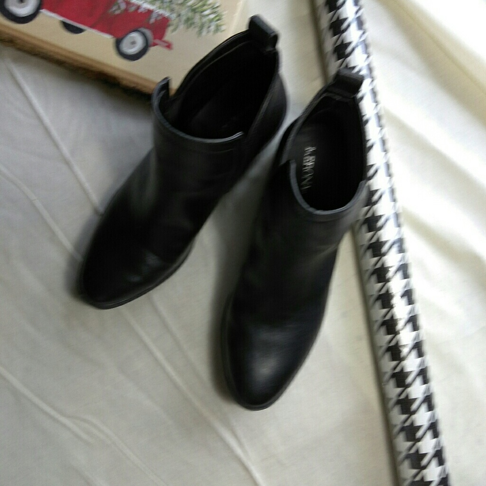 Black ankle boots