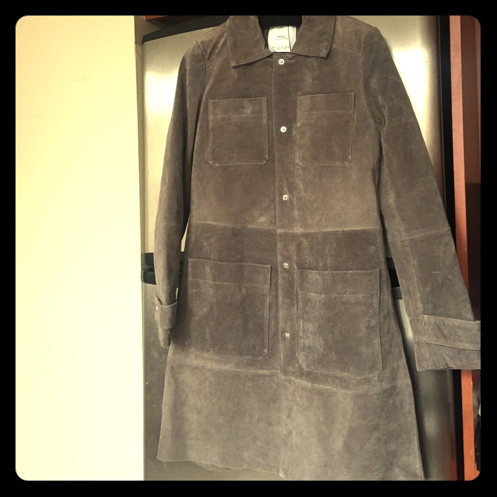 Leather coat