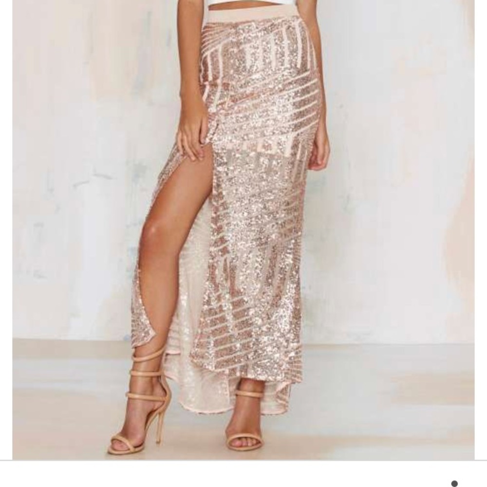 Nasty gal maxi skirt