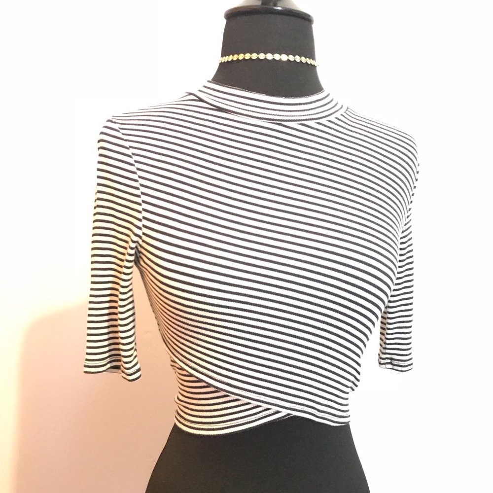 Striped Crop Top
