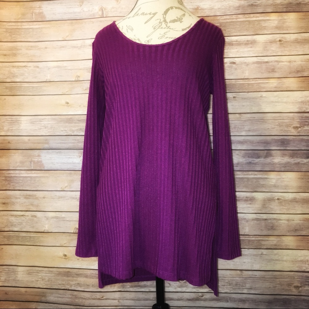 Kensie oversized purple sweater