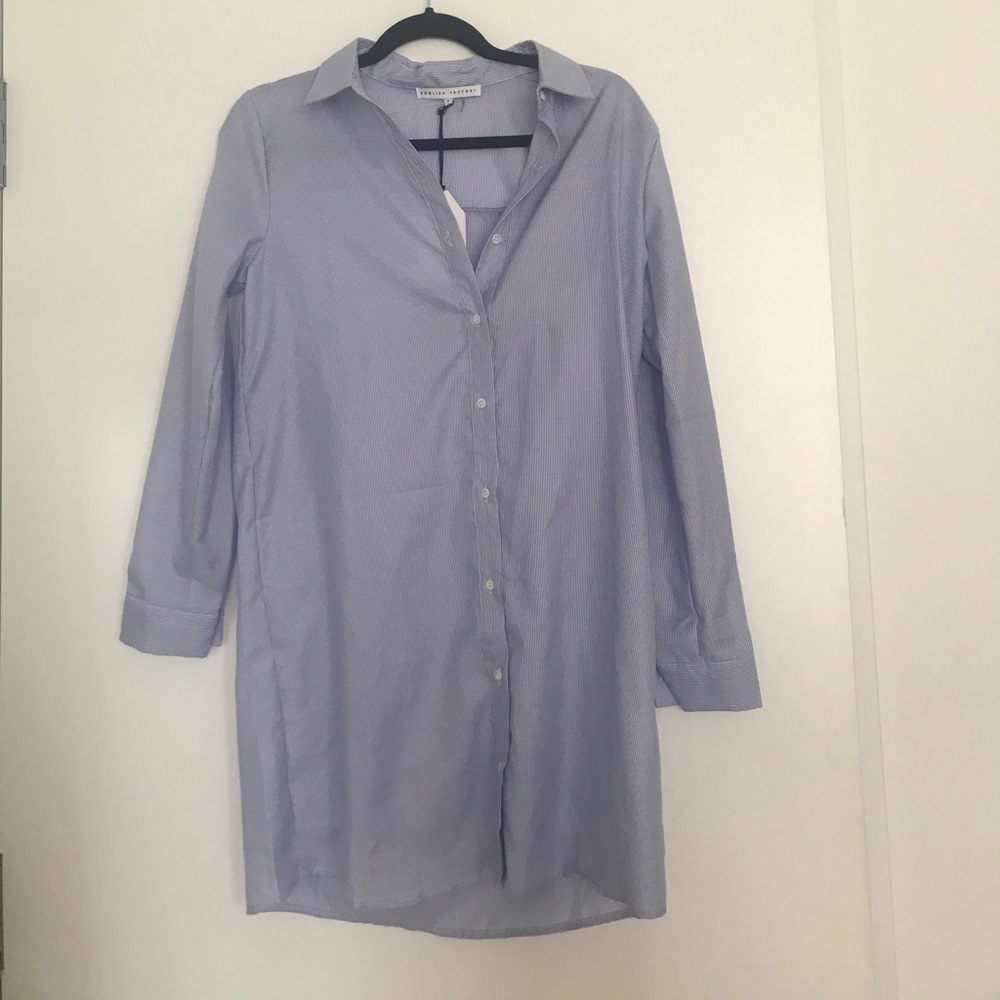 Dress Shirt Dress w/ skirt