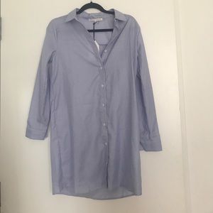 Dress Shirt Dress w/ skirt