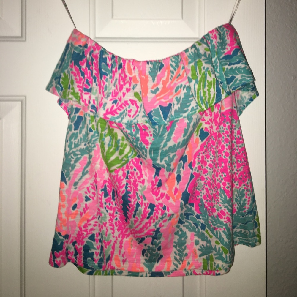 Lilly Pulitzer Strapless Top