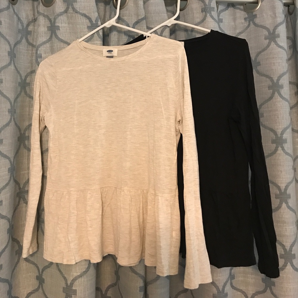 Old Navy peplum tees