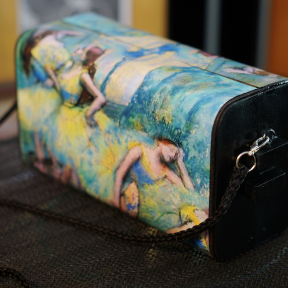 Clutch Purse Featuring Degas Dancers In The Wings - Picture 1 of 7