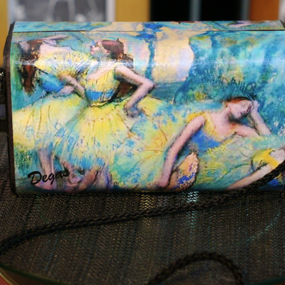 Clutch Purse Featuring Degas Dancers In The Wings - Picture 7 of 7