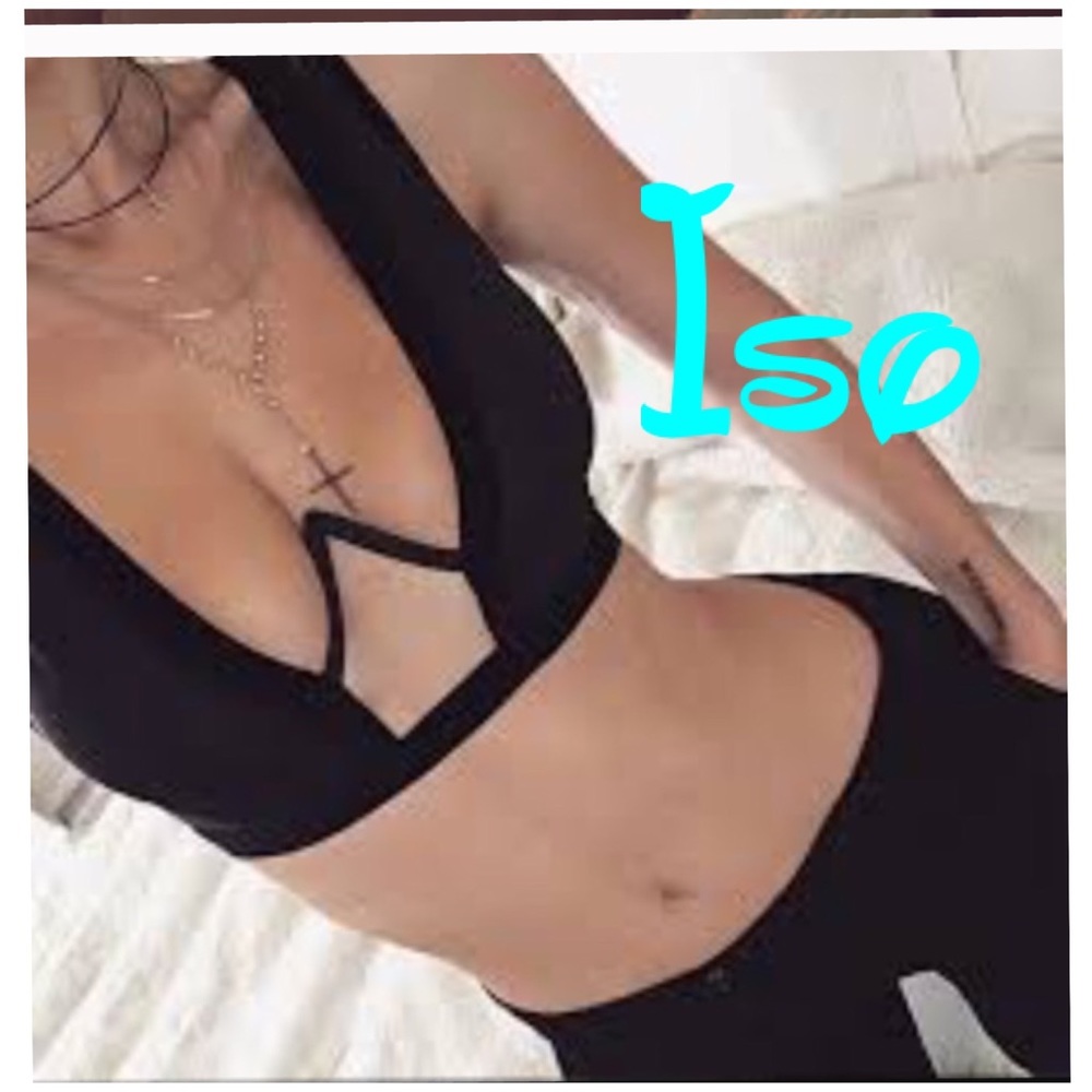 ISO FL&L Iris Illusion Longline Bra size L or M