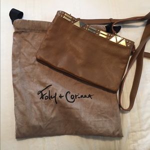 Foley + Corinna genuine leather cross body bag