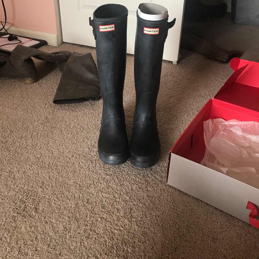 Hunter rain boots