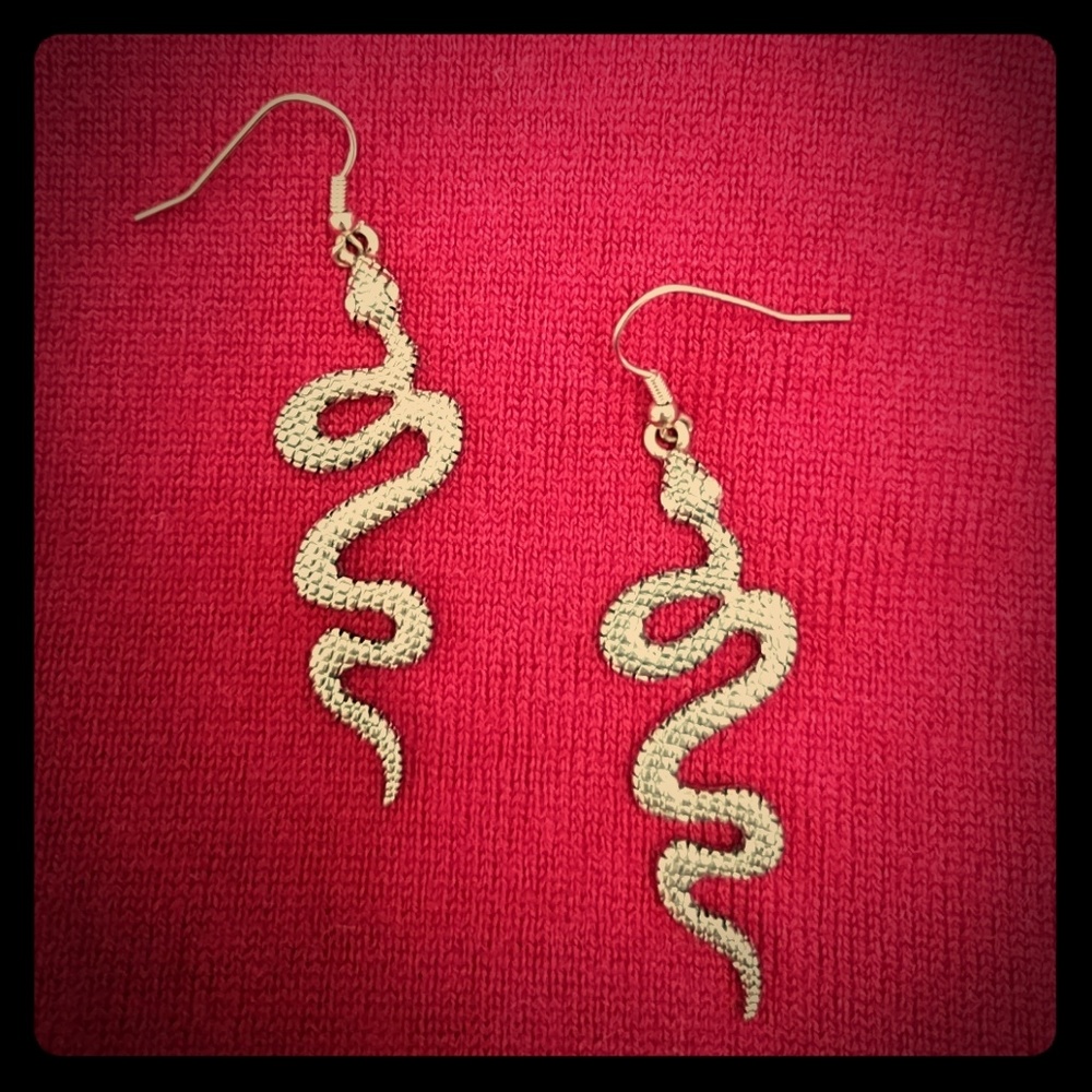 Snake earrings