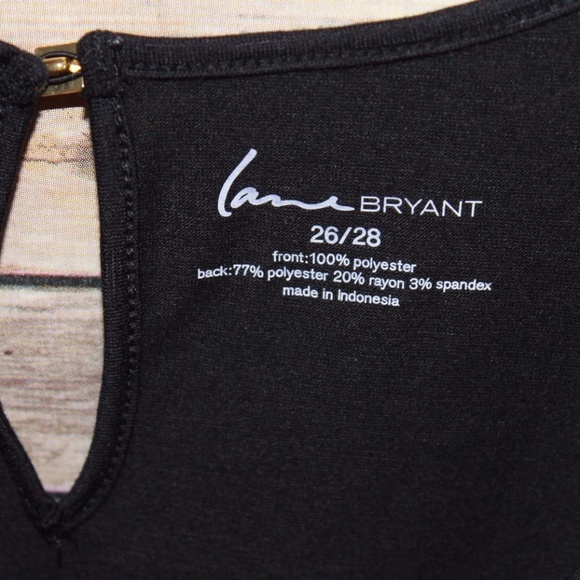 NWT Lane Bryant Sleeveless Stripe Top HW490 - Picture 3 of 4