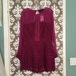 Purple Adelyn Rae romper