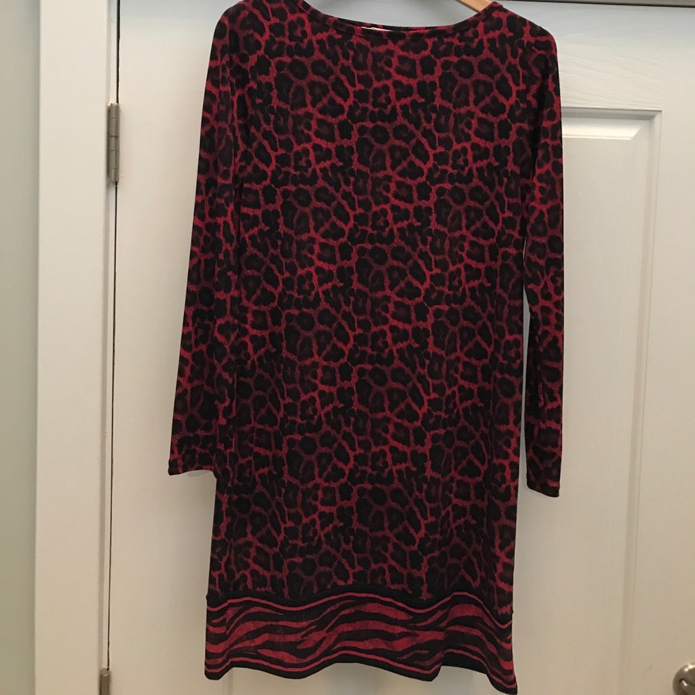 Michael Kors red and black dress. Size M