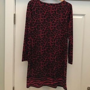 Michael Kors red and black dress. Size M