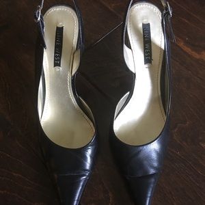 Black slingback Nine West heels