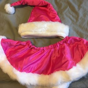 Victoria’s Secret Santa outfit