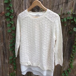 Lucky Brand ivory sweater: New with Tags