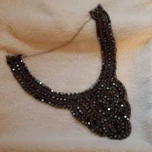 Square Beads Collar Necklace