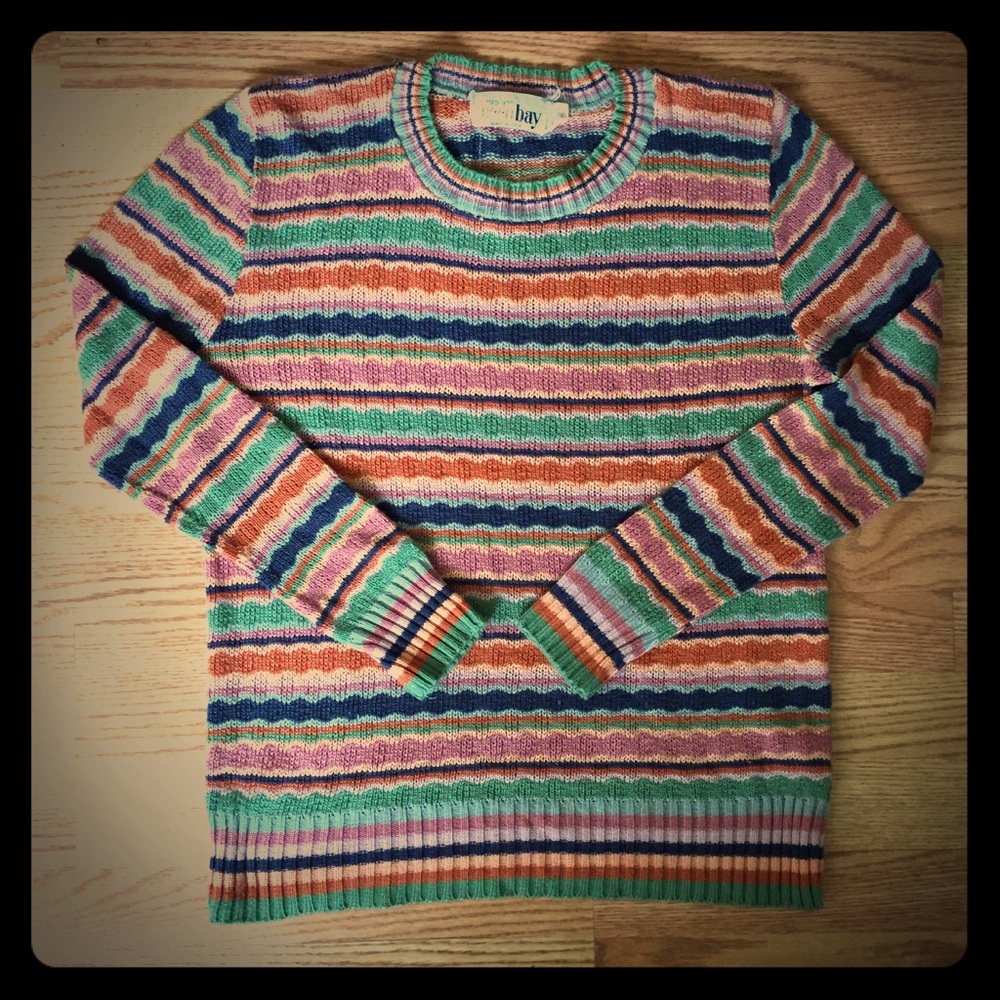 Vintage Striped Sweater - Made in USA