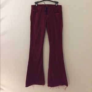 HUDSON flare pinstripe retro jeans