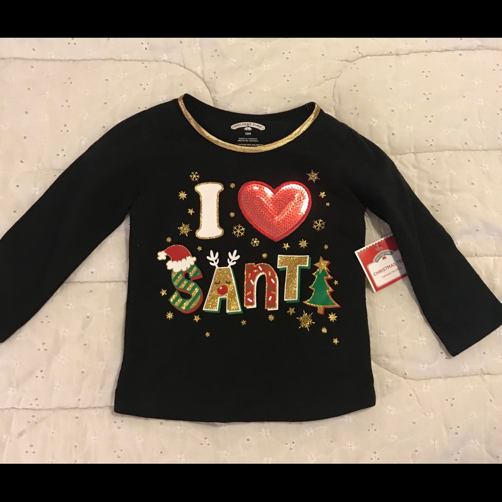 Holiday shirt long sleeve.
