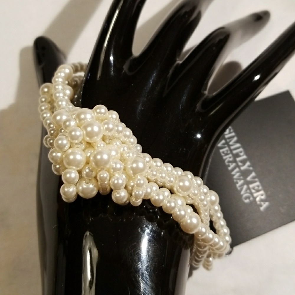 Simply Vera Vera Wang Faux Pearl Bracelet New